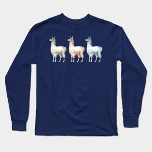 Three Llama Long Sleeve T-Shirt